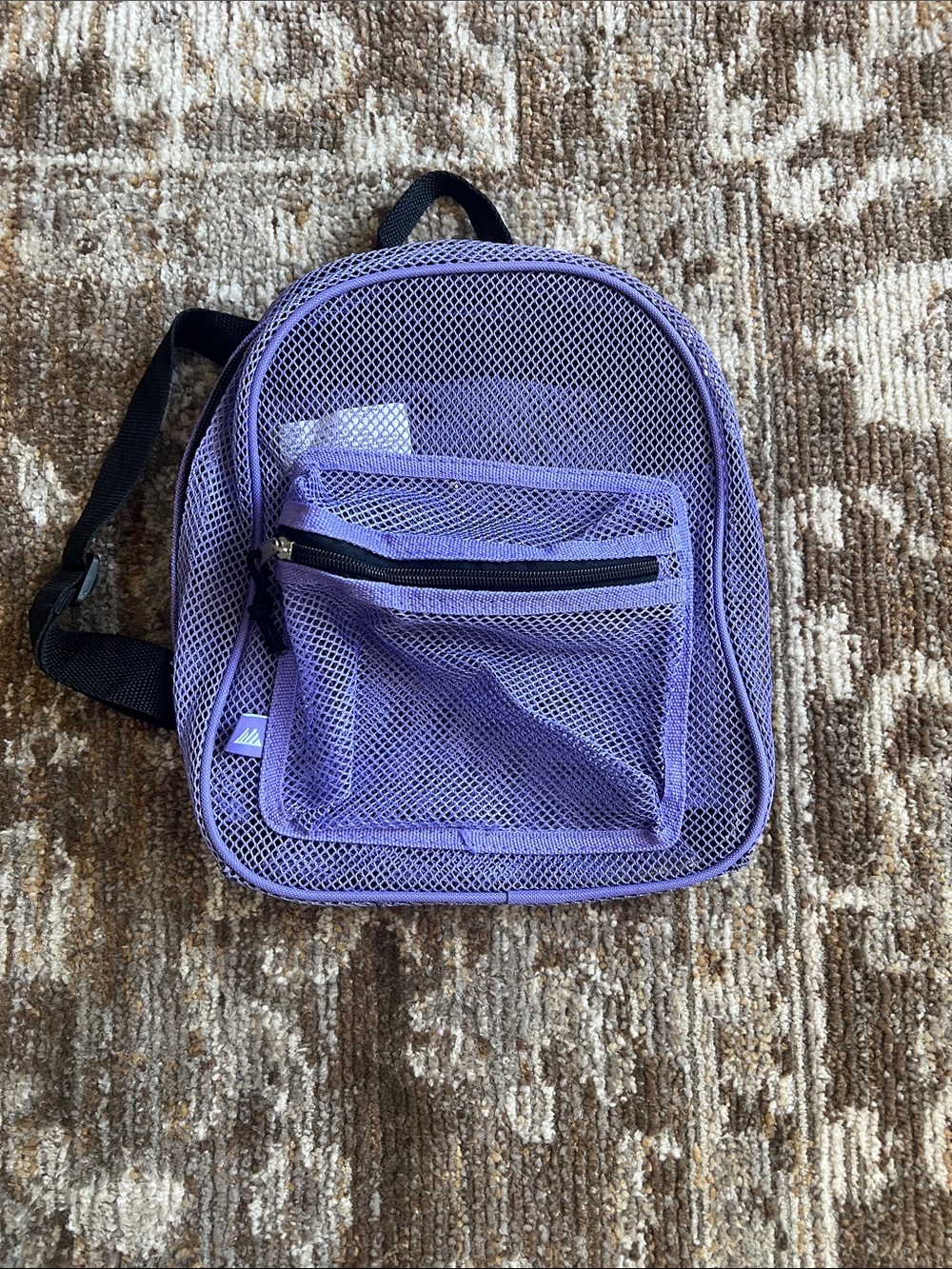 Purple Mini Mesh Backpack